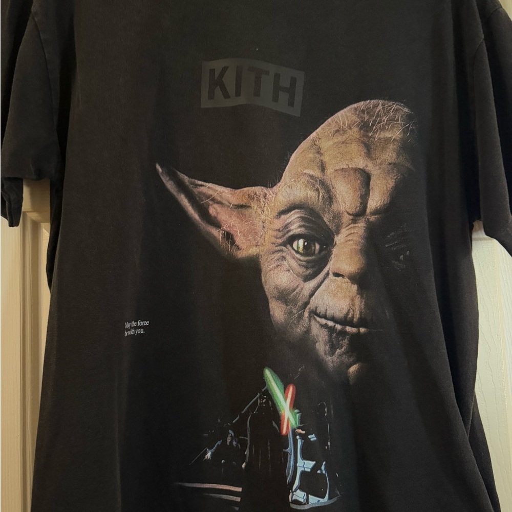 Kith Black Star Wars Yoda Tee